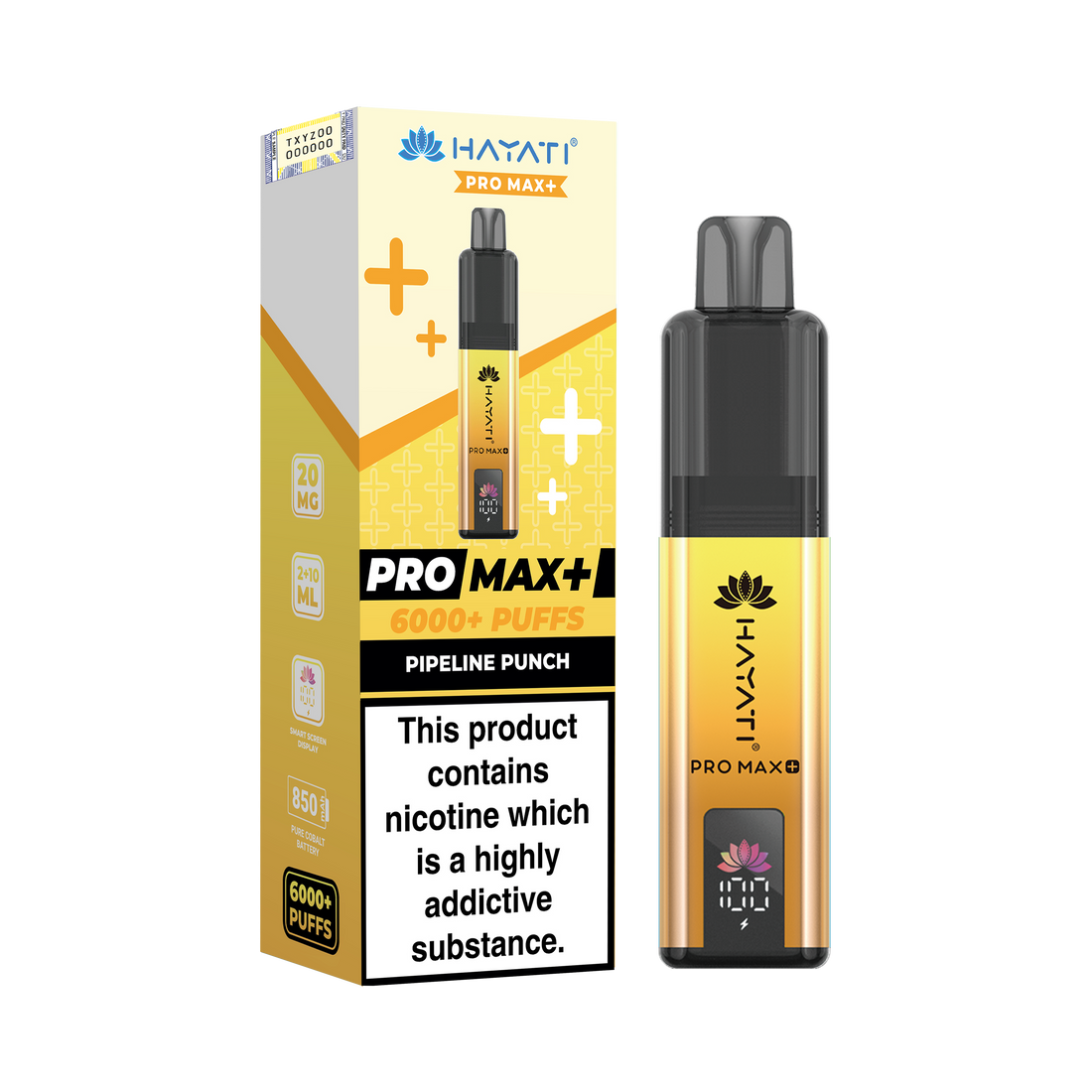 Hayati Pro Max+ 6K Prefilled Pod Kit 20mg | UK Duty Stamped