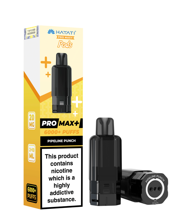 Hayati Pro Max+ 6K Prefilled Pods 20mg | UK Duty Stamped