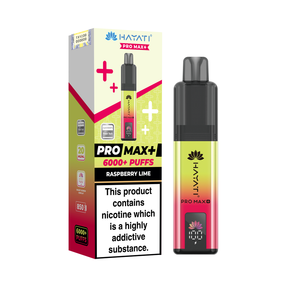 Hayati Pro Max+ 6K Prefilled Pod Kit 20mg | UK Duty Stamped