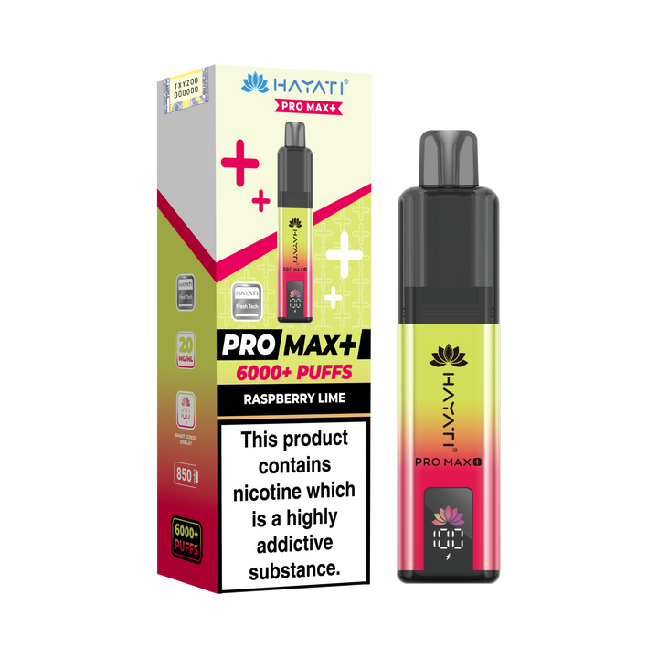 Hayati Pro Max+ 6K Prefilled Pod Kit 20mg | UK Duty Stamped