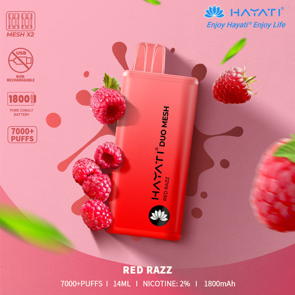 Hayati® Duo Mesh 7000+ Vape Kit (20mg)