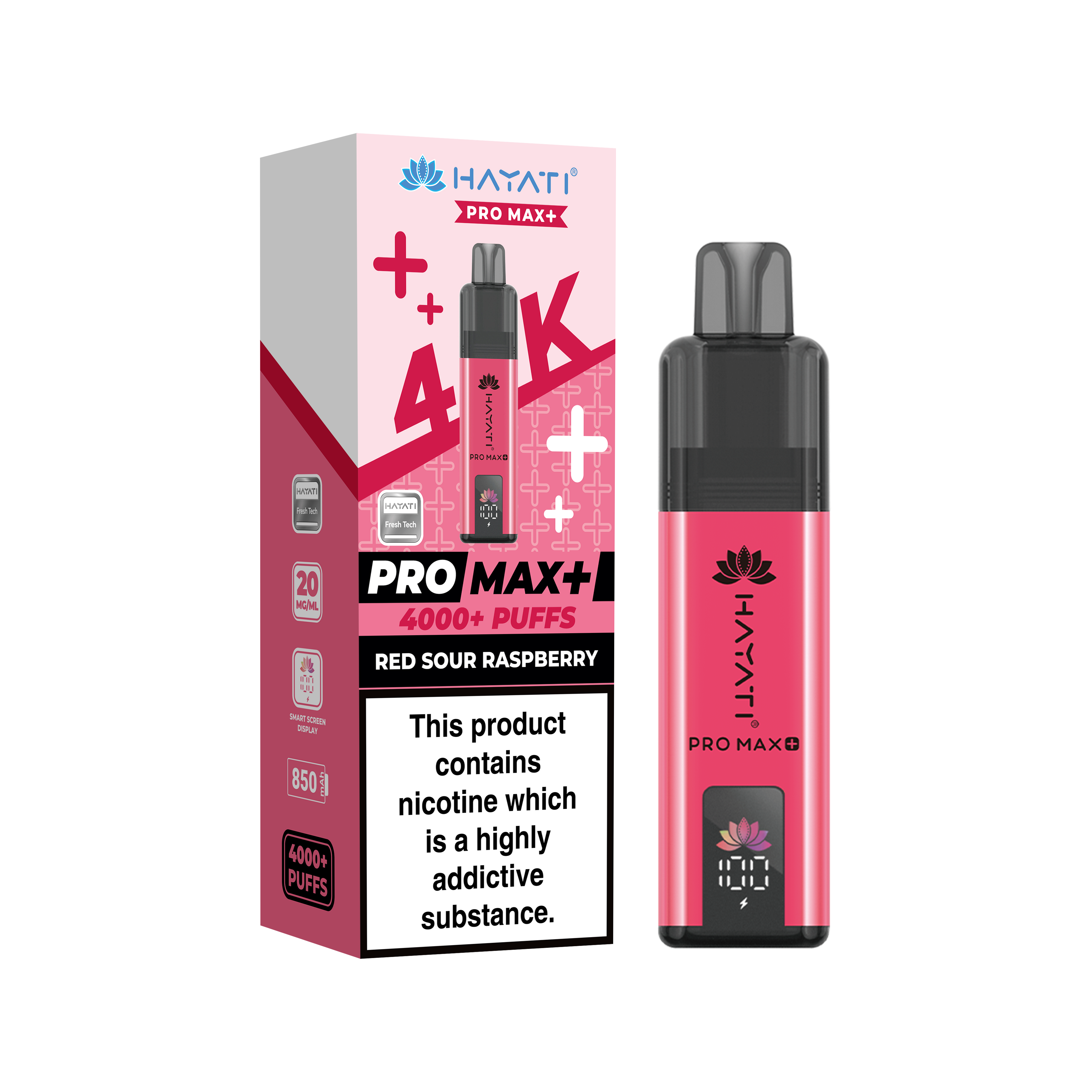 Hayati® Pro Max+ 4000+ Vape Kit (20mg)