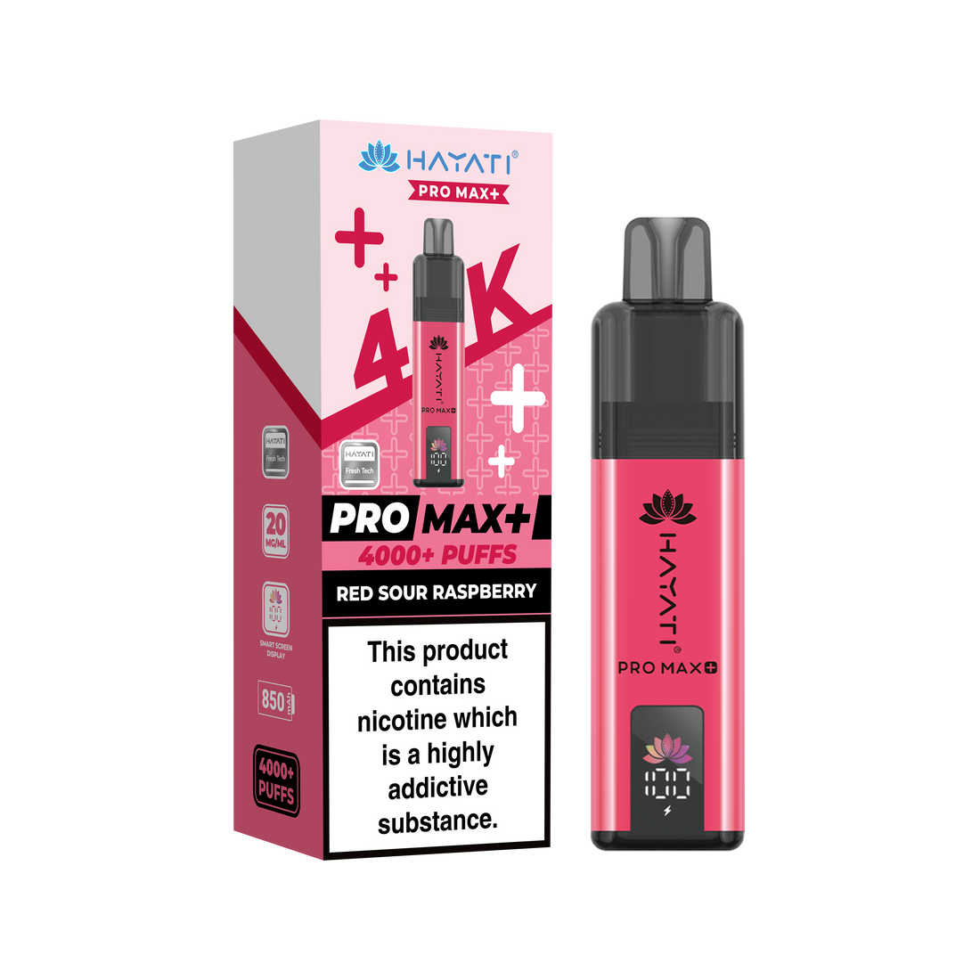 Hayati® Pro Max+ 4000+ Vape Kit (20mg)