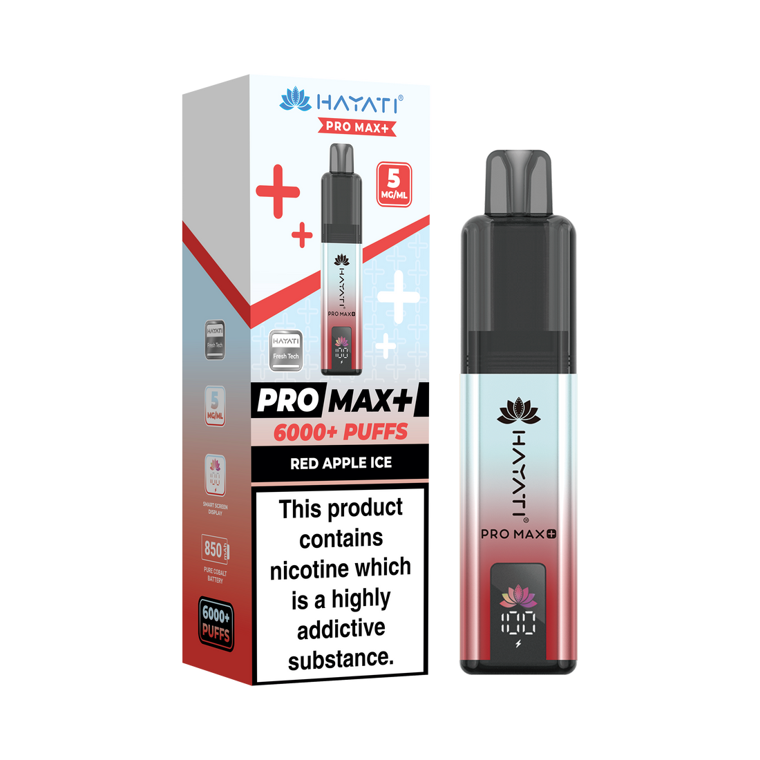 Hayati® Pro Max+ 6000+ Vape Kit (5mg)