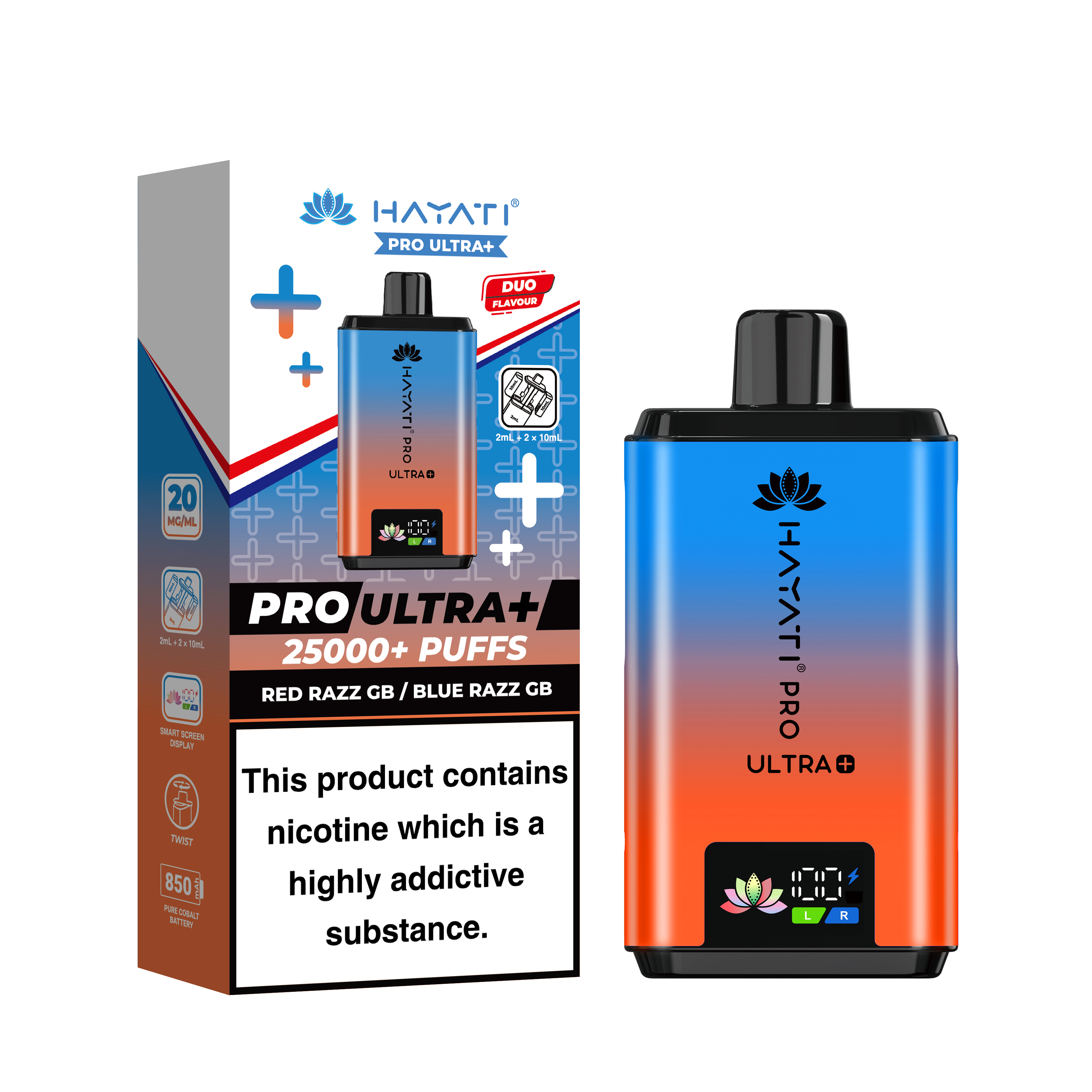 Red Razz GB / Blue Razz GB