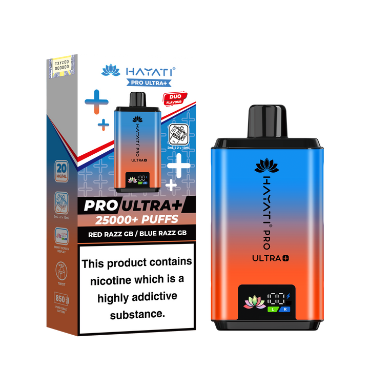 Hayati Pro Ultra+ 25K Prefilled Pod Kit 20mg | UK Duty Stamped