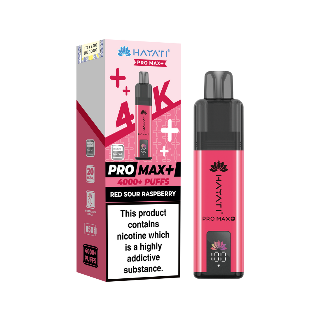 Hayati Pro Max+ 4K Prefilled Pod Kit 20mg | UK Duty Stamped