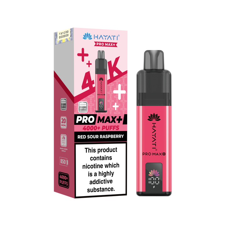 Hayati Pro Max+ 4K Prefilled Pod Kit 20mg | UK Duty Stamped
