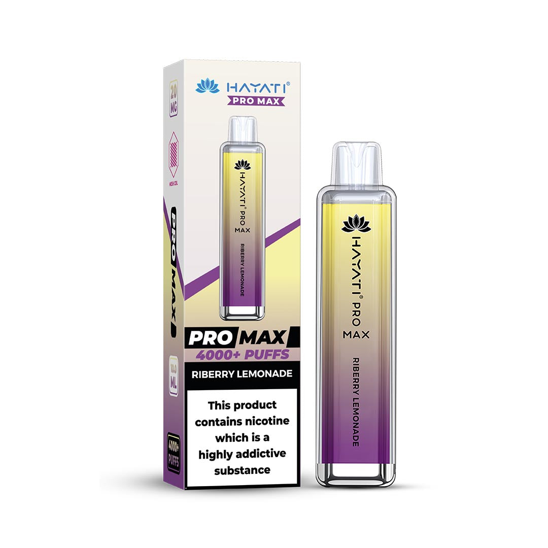 Hayati® Pro Max Disposable 4000+ Vape Kit (0mg)