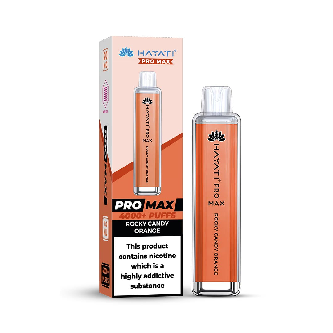Hayati® Pro Max Disposable 4000+ Vape Kit Puffs (20mg)