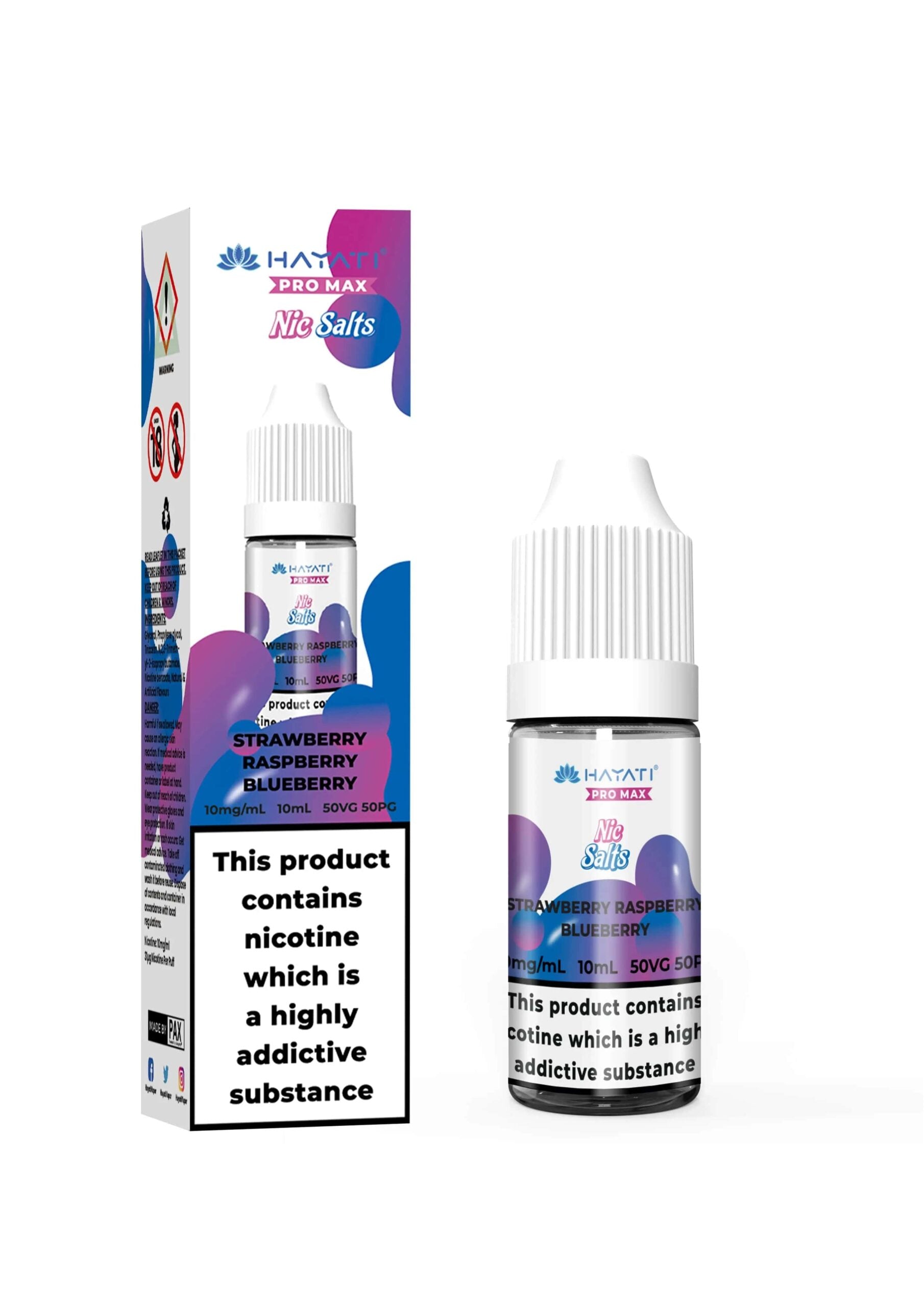 Hayati® Pro Max Nic Salts (10mg)