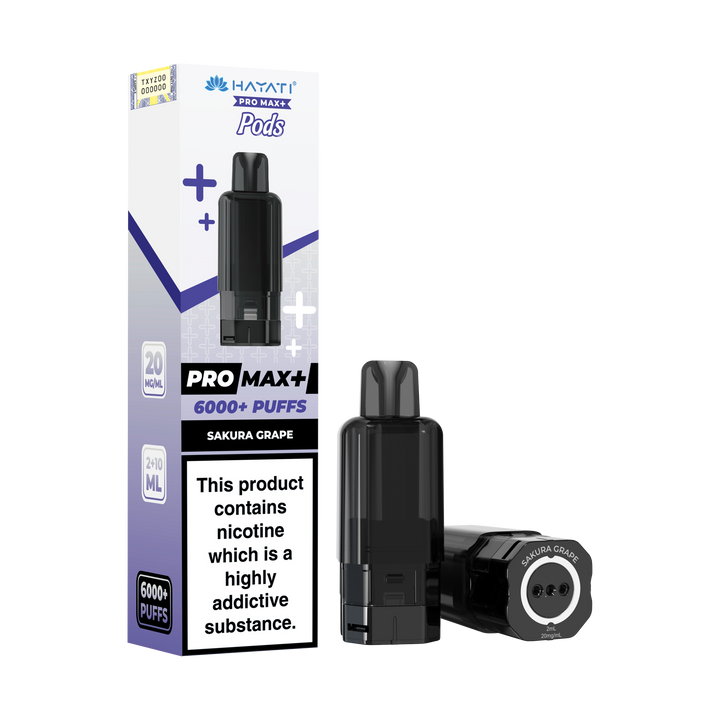 Hayati Pro Max+ 6K Prefilled Pods 20mg | UK Duty Stamped