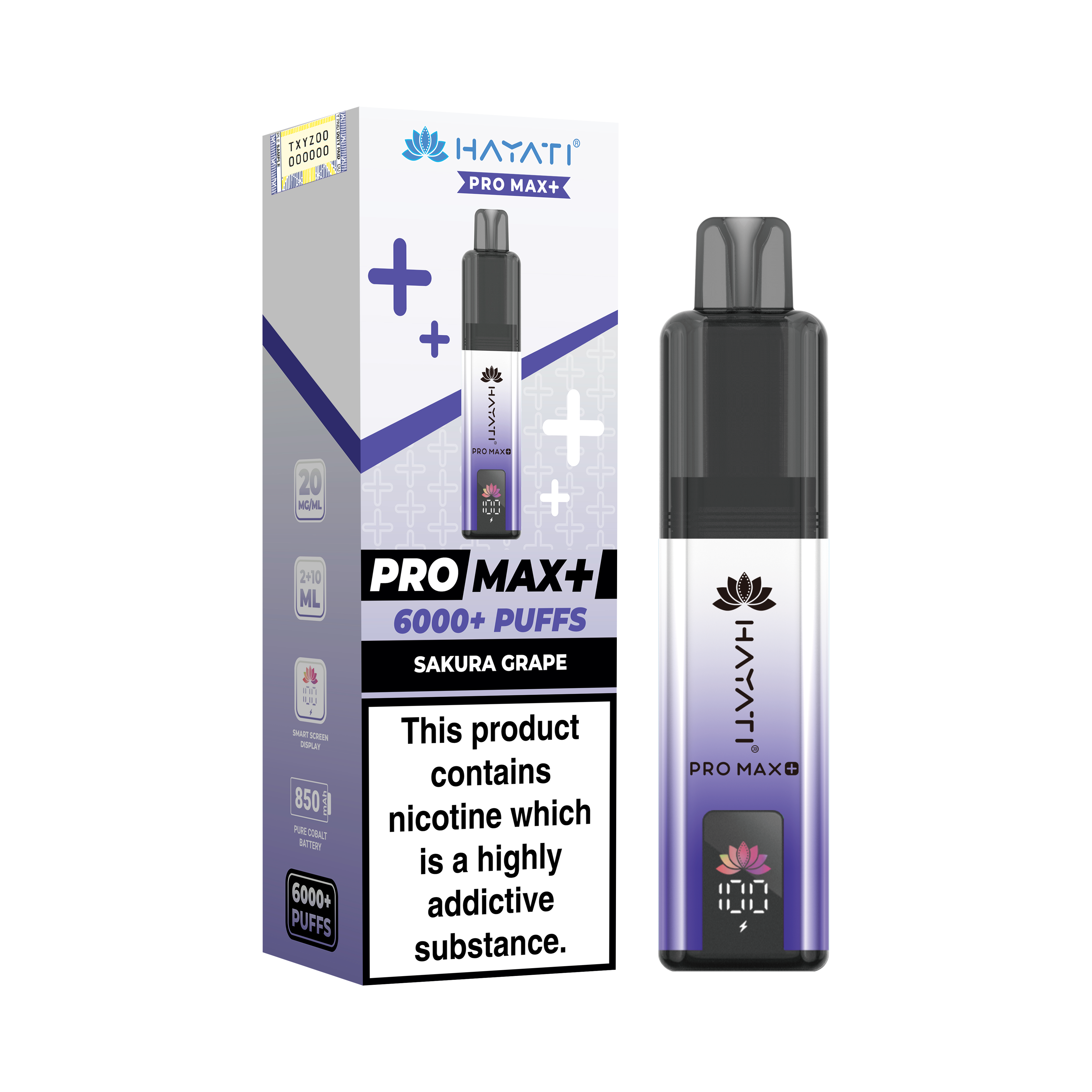 Hayati Pro Max+ 6K Prefilled Pod Kit 20mg | UK Duty Stamped