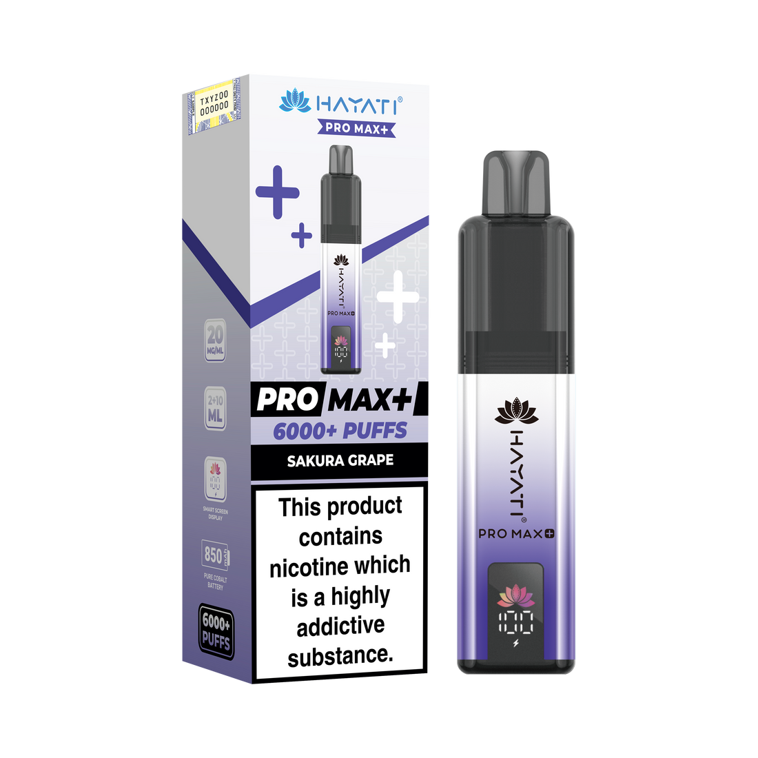Hayati Pro Max+ 6K Prefilled Pod Kit 20mg | UK Duty Stamped