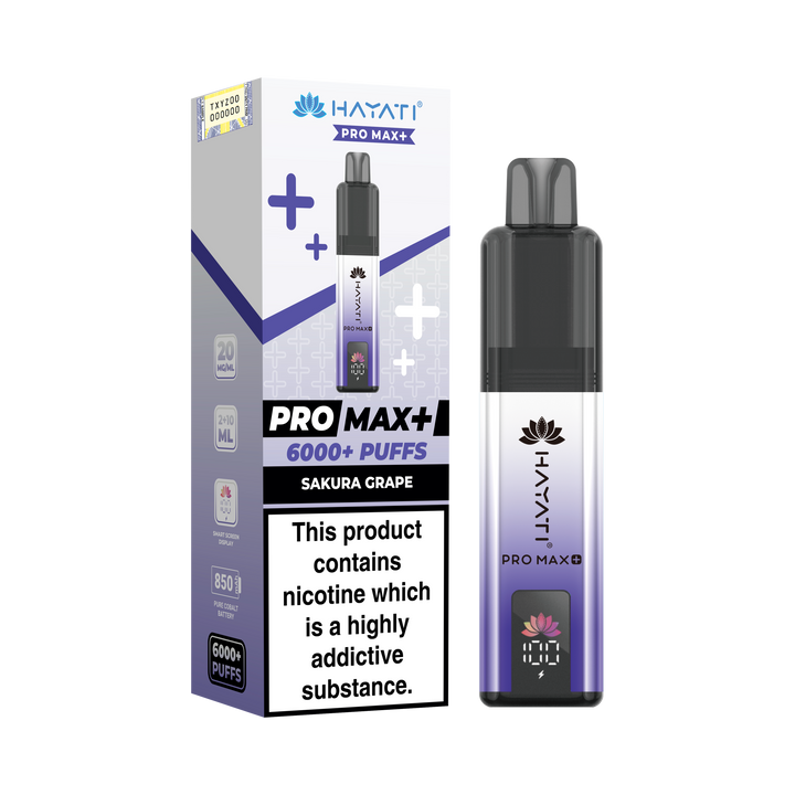 Hayati Pro Max+ 6K Prefilled Pod Kit 20mg | UK Duty Stamped
