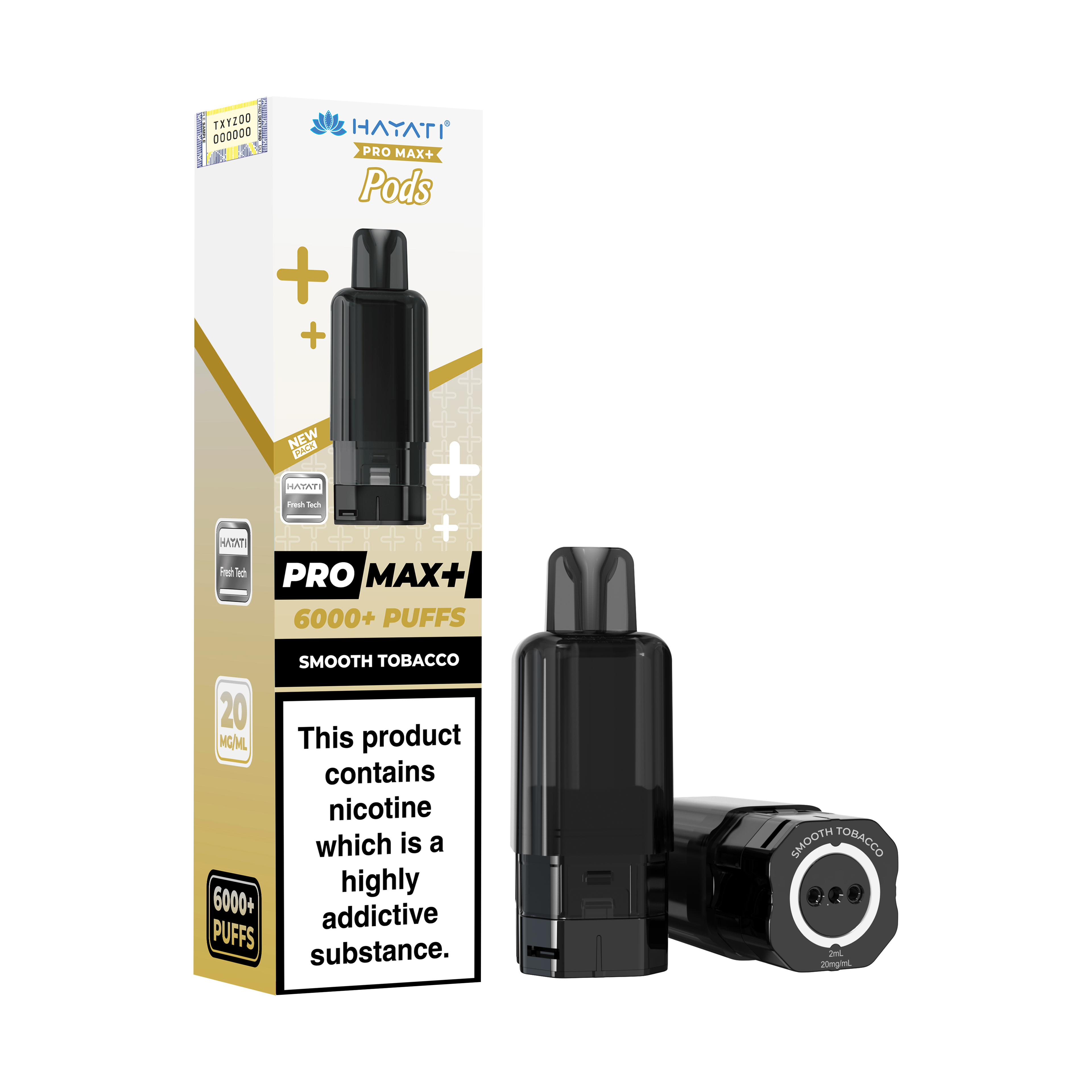 Hayati Pro Max+ 6K Prefilled Pods 20mg | UK Duty Stamped