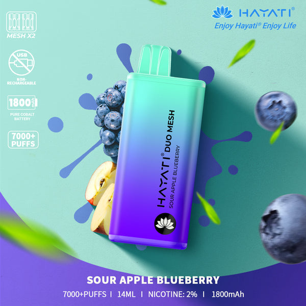 Hayati® Duo Mesh 7000+ Vape Kit (20mg)