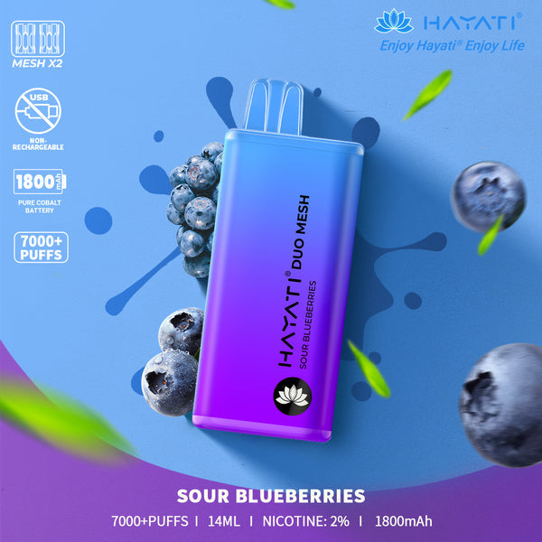 Hayati® Duo Mesh 7000+ Vape Kit (20mg)