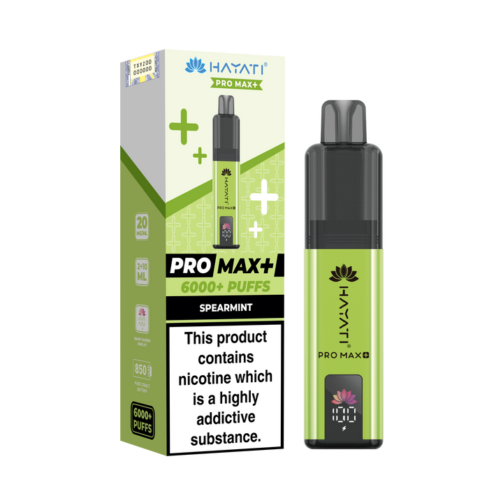 Hayati Pro Max+ 6K Prefilled Pod Kit 20mg | UK Duty Stamped