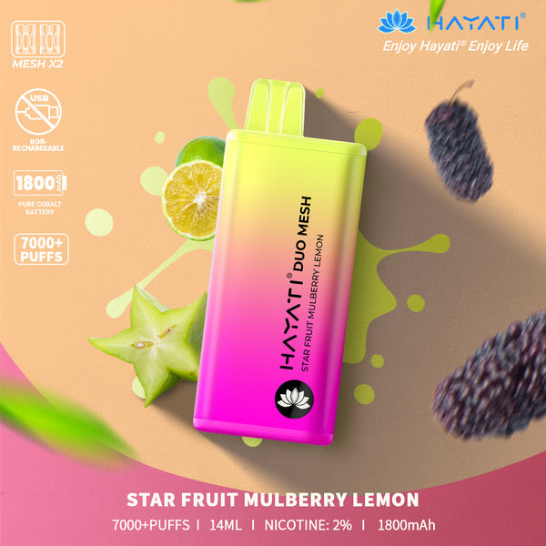 Hayati® Duo Mesh 7000+ Vape Kit (20mg)