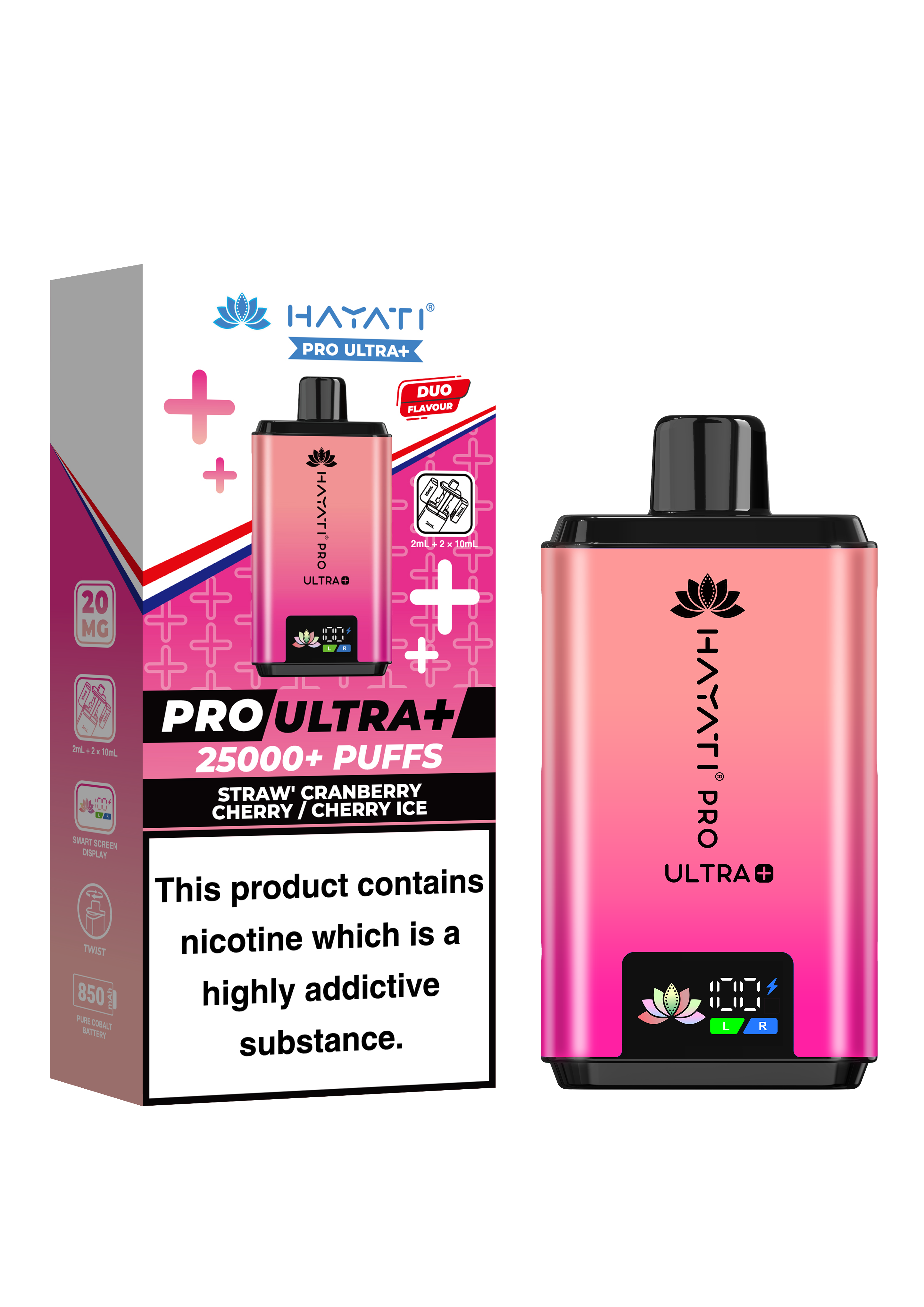 Straw' Cranberry Cherry / Cherry lce
