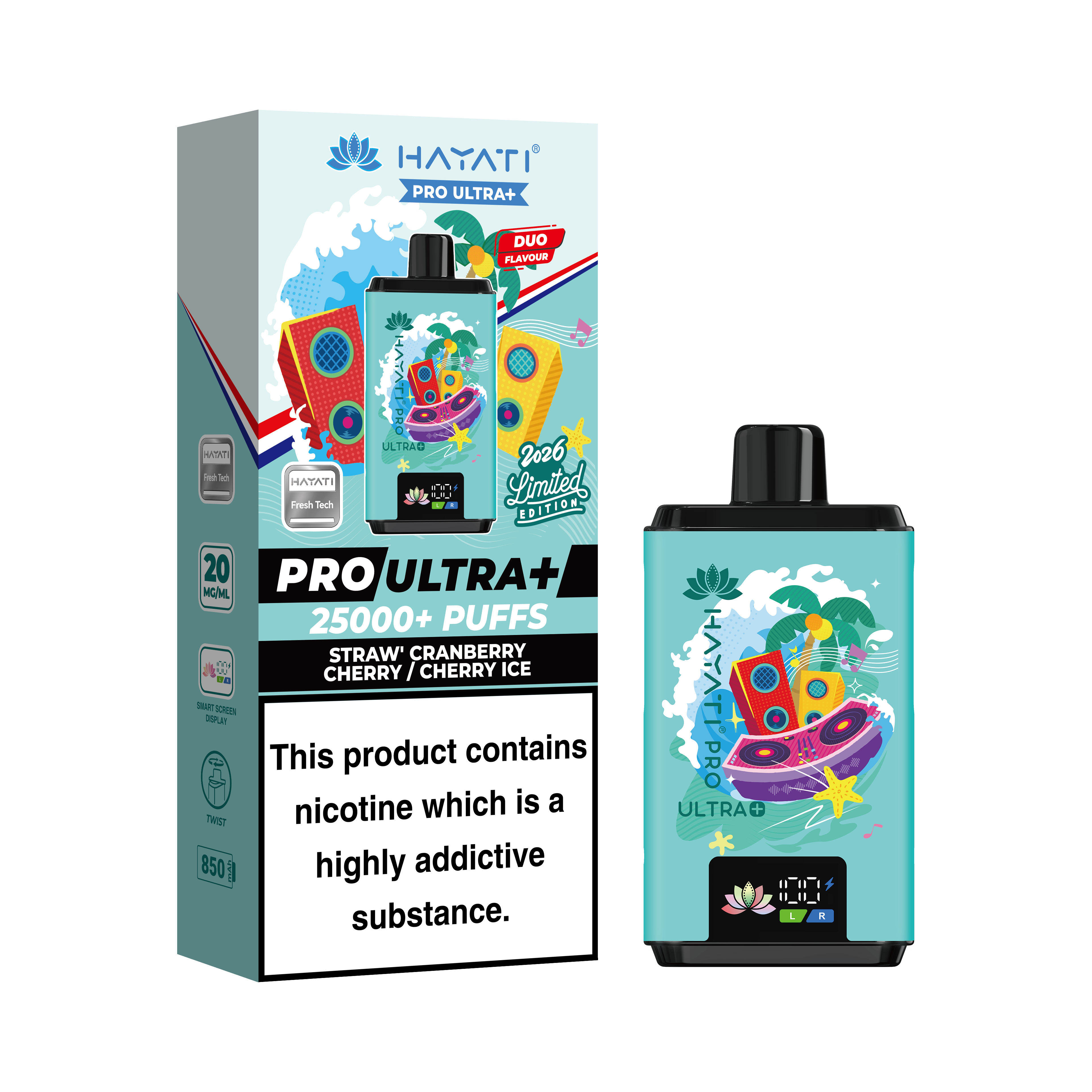 Hayati® Pro Ultra+ 25000+ Summer Beats Limited Edition (20mg)