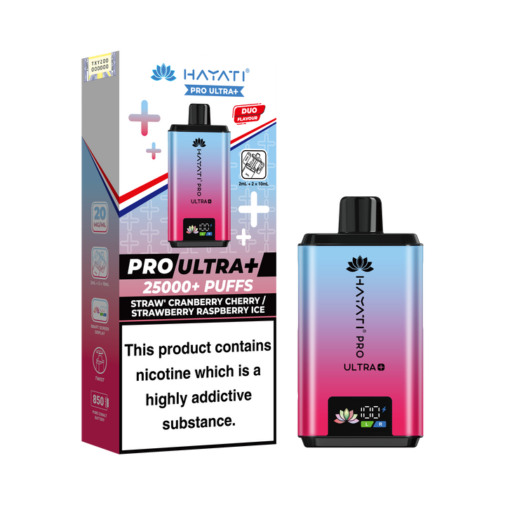 Hayati Pro Ultra+ 25K Prefilled Pod Kit 20mg | UK Duty Stamped