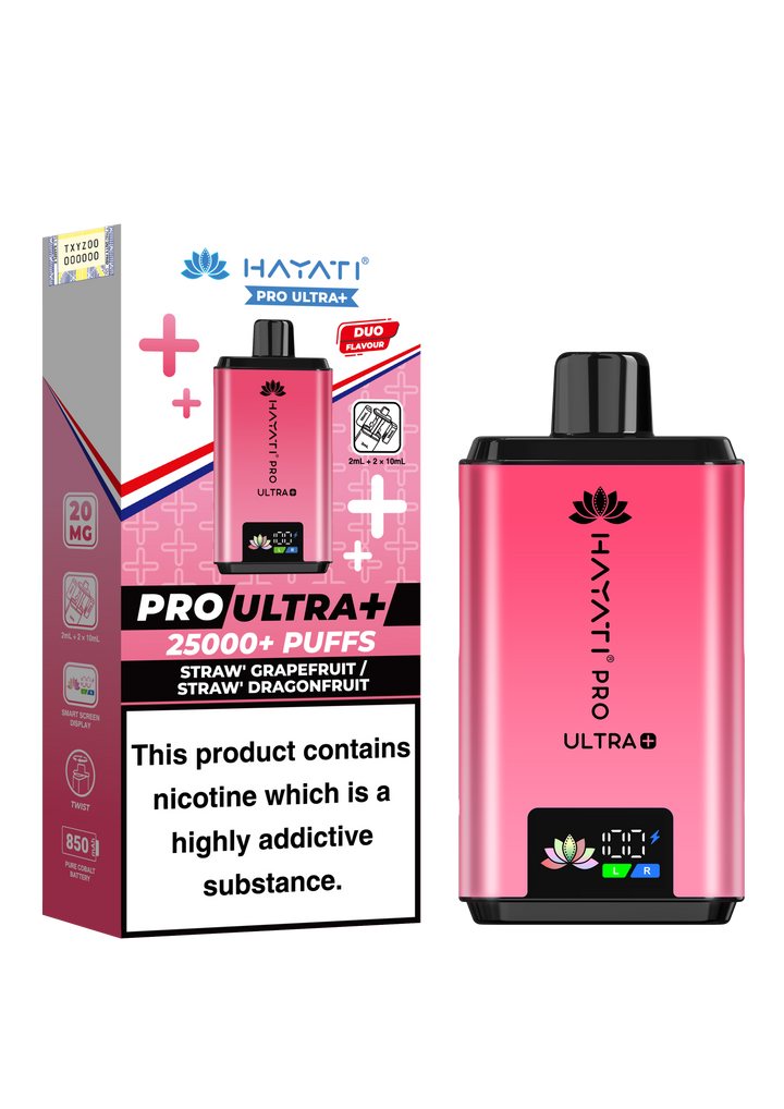 Hayati Pro Ultra+ 25K Prefilled Pod Kit 20mg | UK Duty Stamped