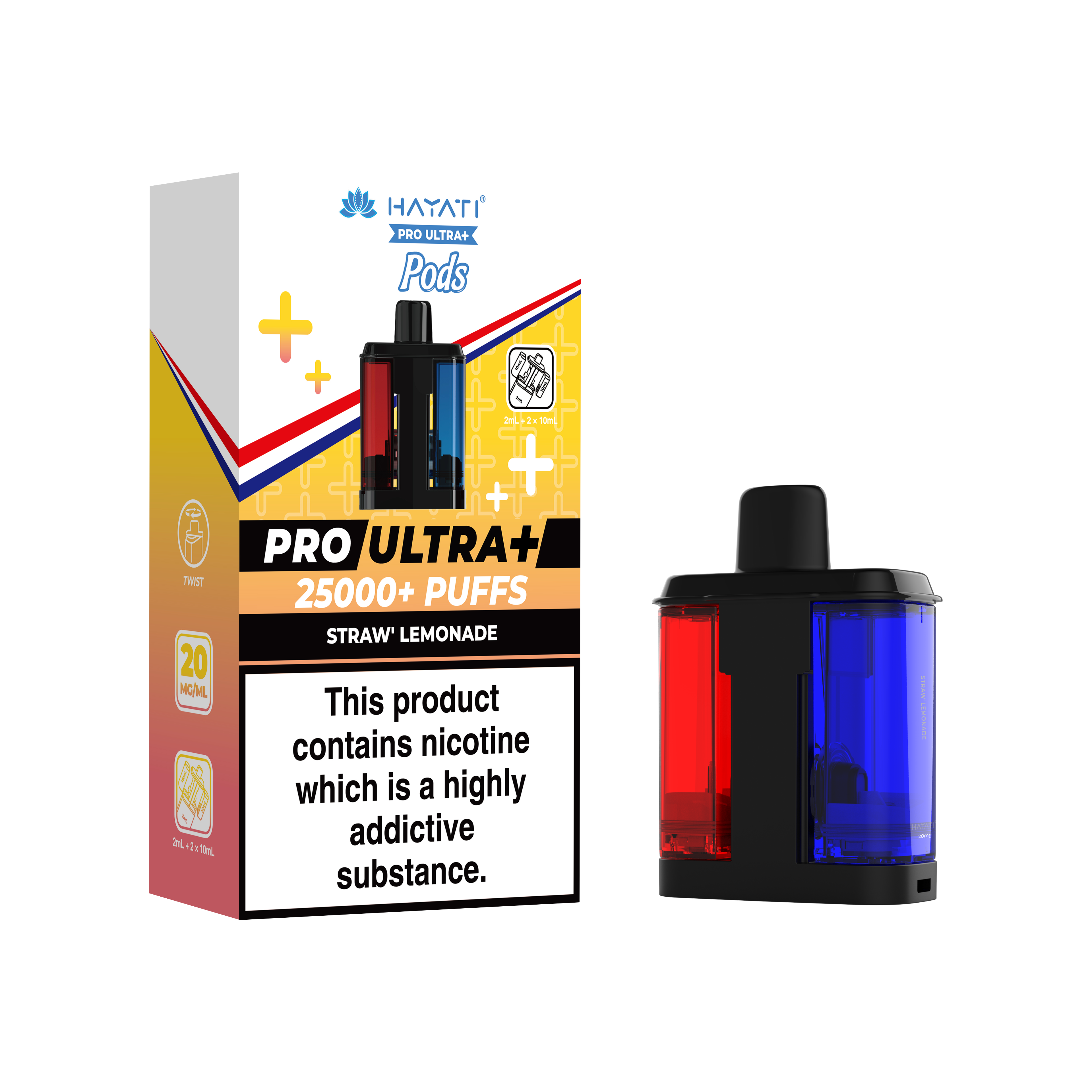 Hayati® Pro Ultra+ 25K Prefilled Pods (20mg)