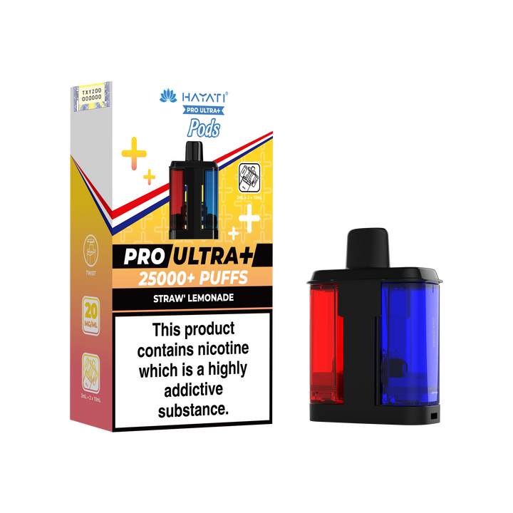 Hayati Pro Ultra+ 25K Prefilled Pods 20mg | UK Duty Stamped