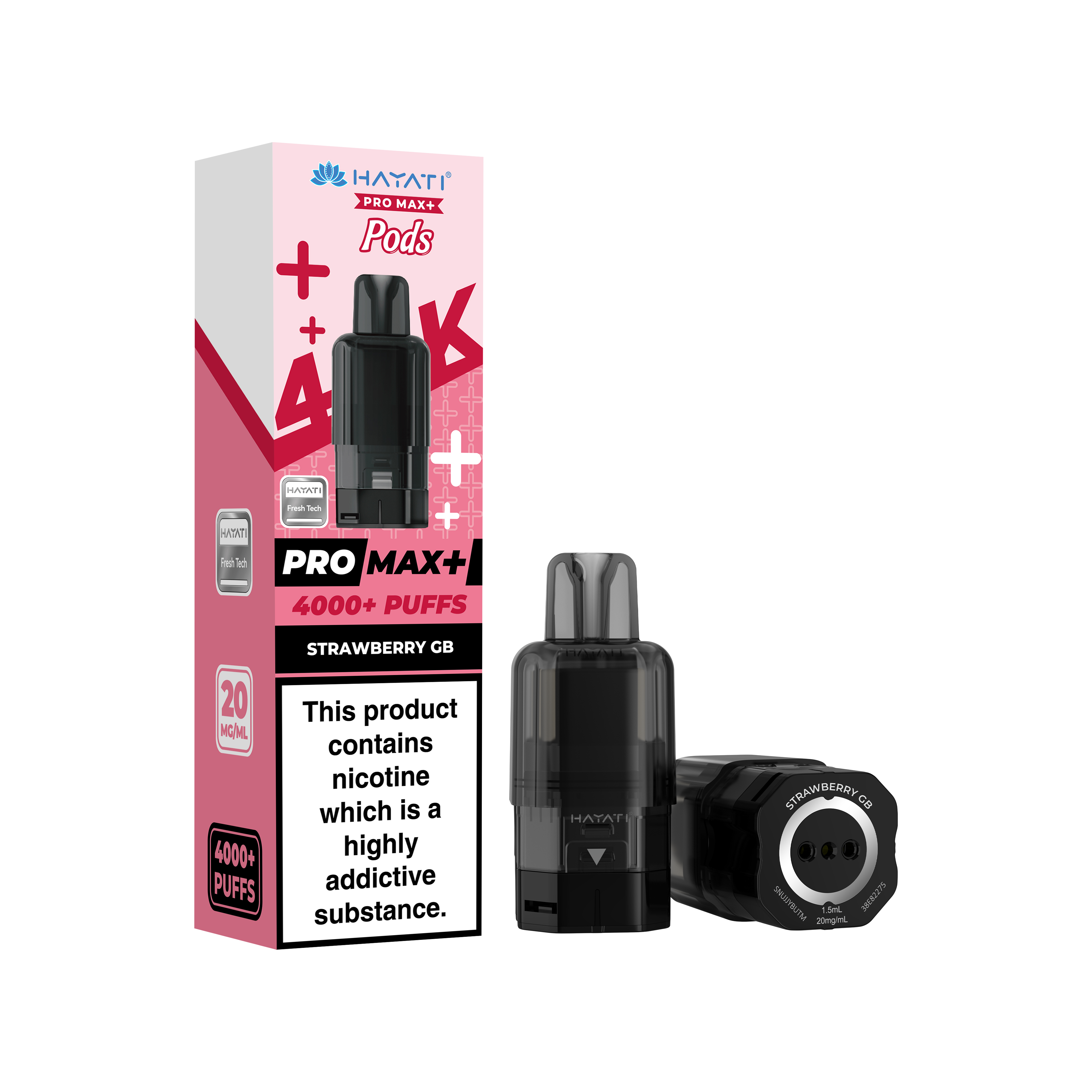 Hayati® Pro Max+ 4000+ Pods (20mg)