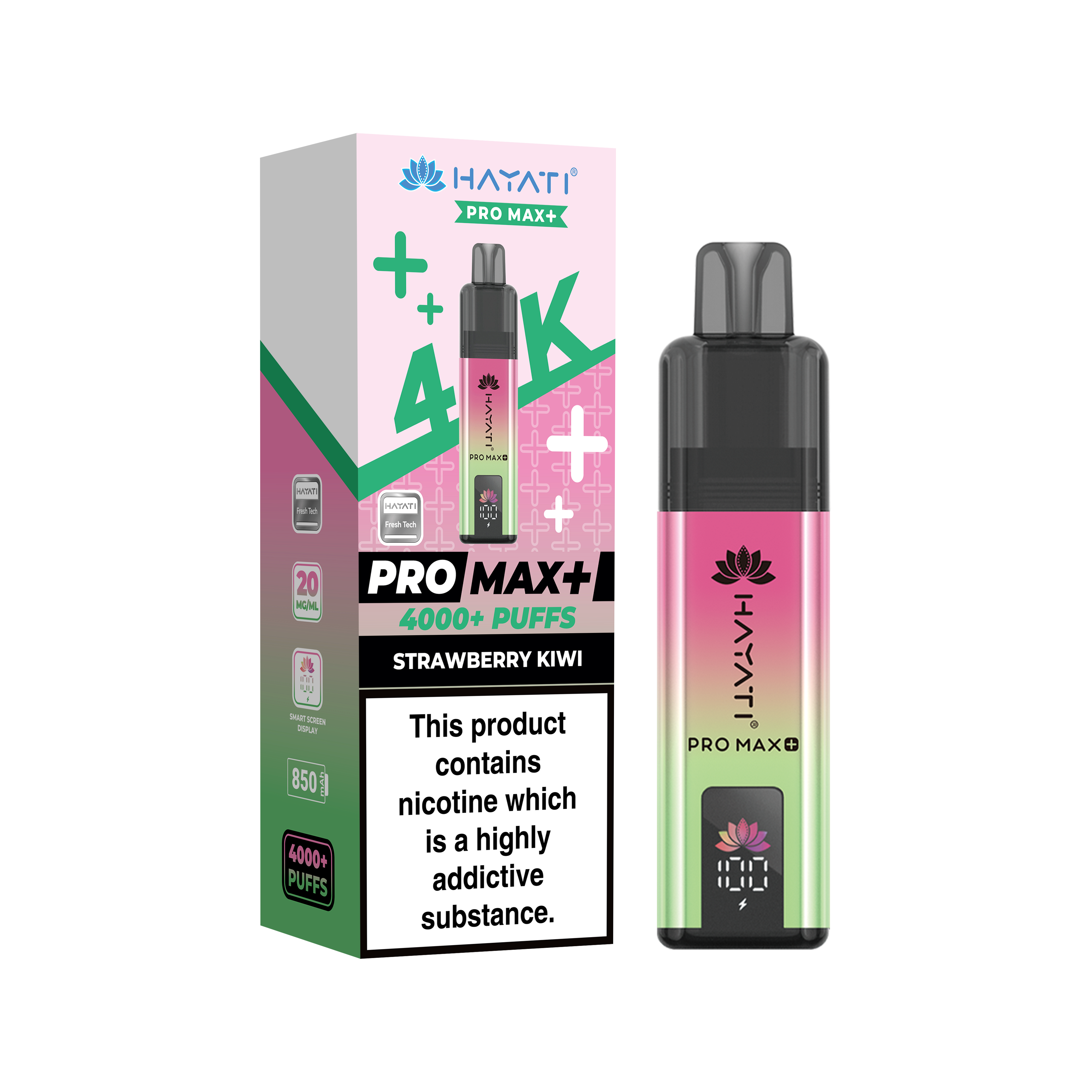 Hayati® Pro Max+ 4000+ Vape Kit (20mg)