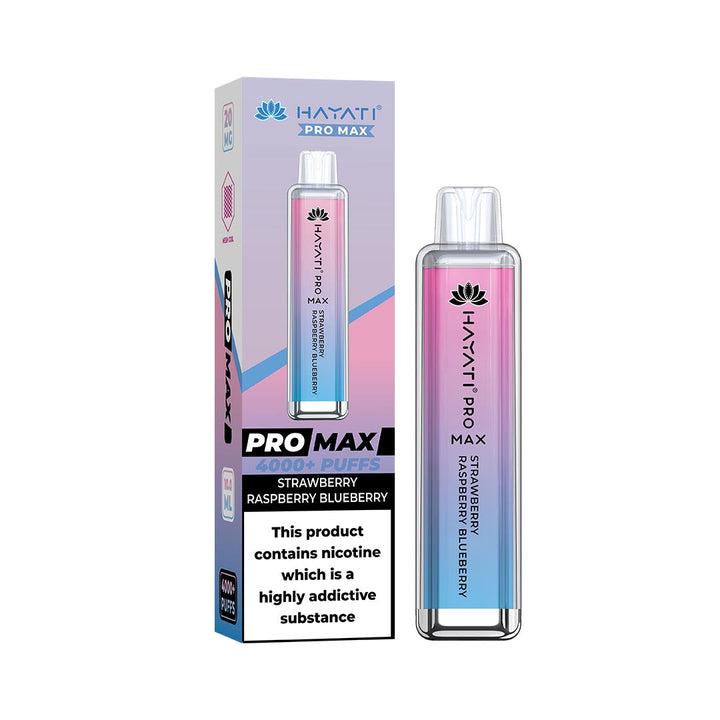 Hayati® Pro Max Disposable 4000+ Vape Kit Puffs (50mg)