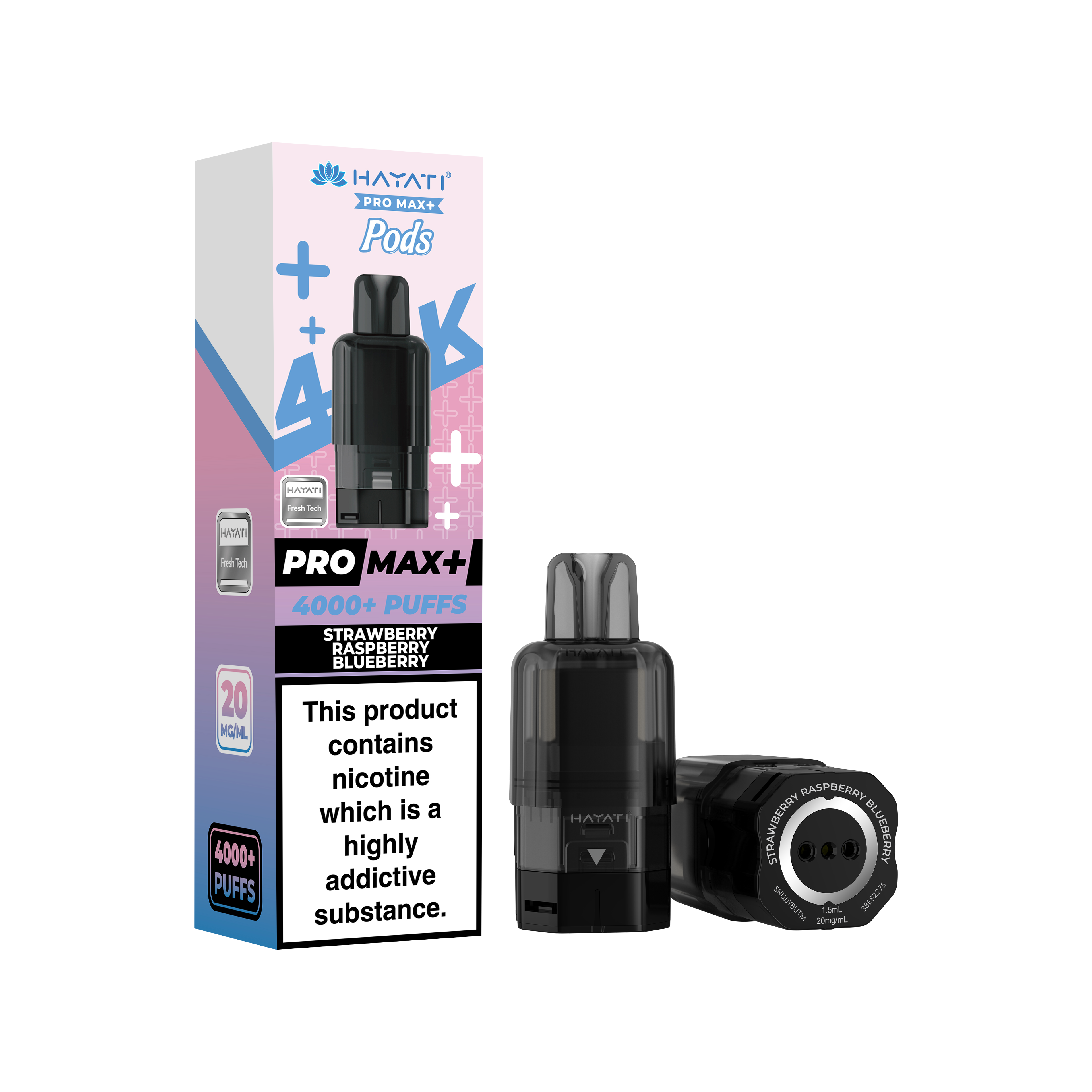 Hayati® Pro Max+ 4000+ Pods (20mg)