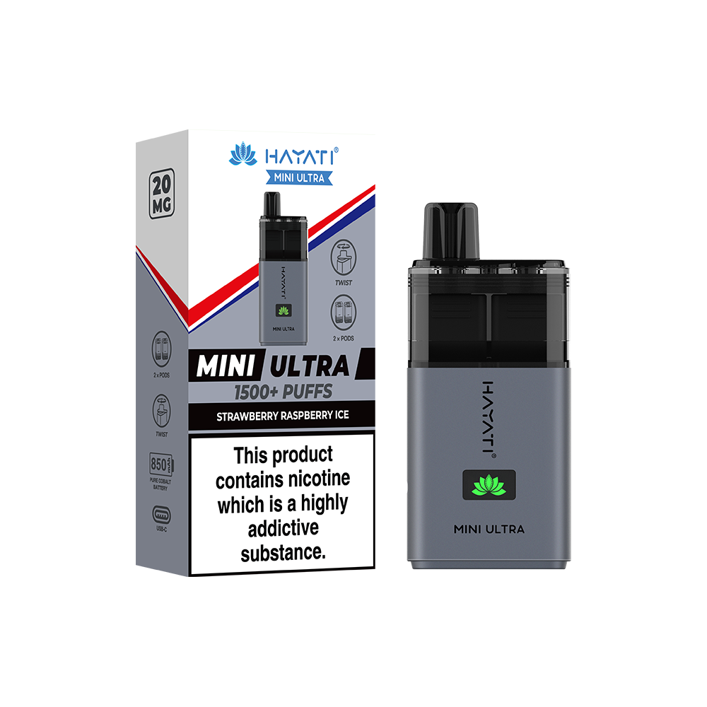 Hayati® Mini Ultra 1500+ Vape Kit (20mg)