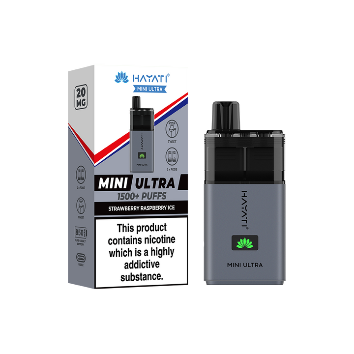 Hayati® Mini Ultra 1500+ Vape Kit (20mg)