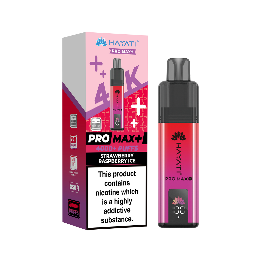 Hayati® Pro Max+ 4000+ Vape Kit (20mg)