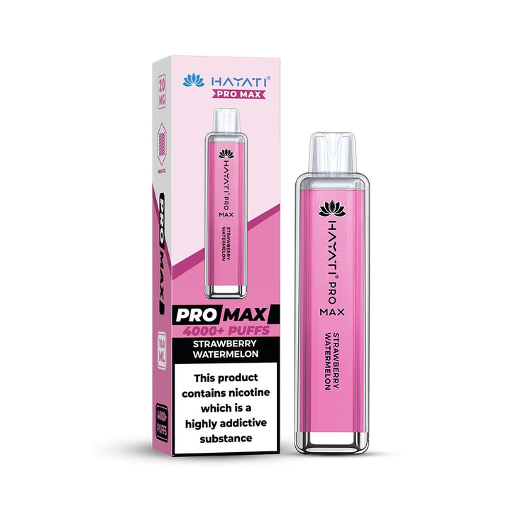 Hayati® Pro Max Disposable 4000+ Vape Kit Puffs (20mg)