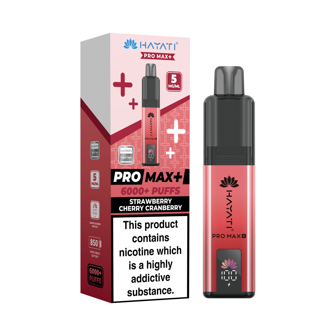 Hayati® Pro Max+ 6000+ Vape Kit (5mg)