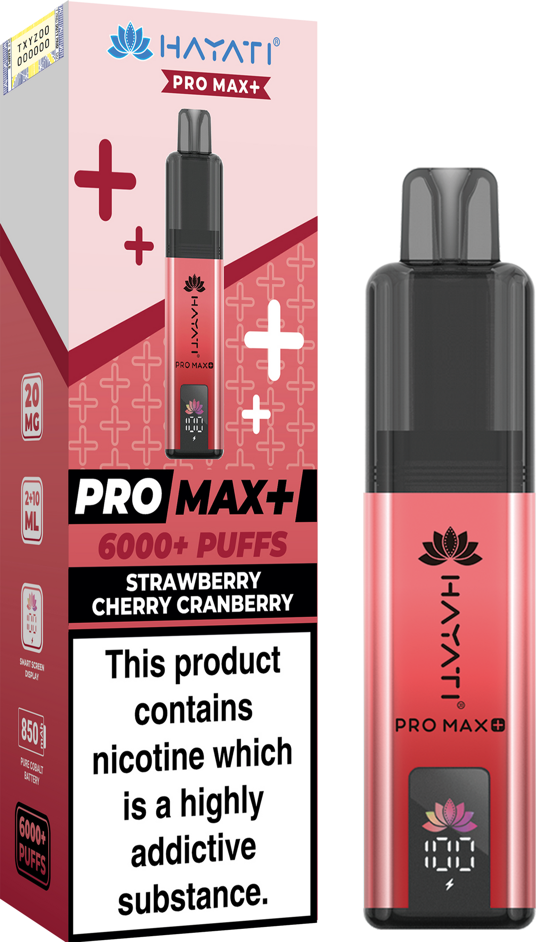 Hayati Pro Max+ 6K Prefilled Pod Kit 20mg | UK Duty Stamped