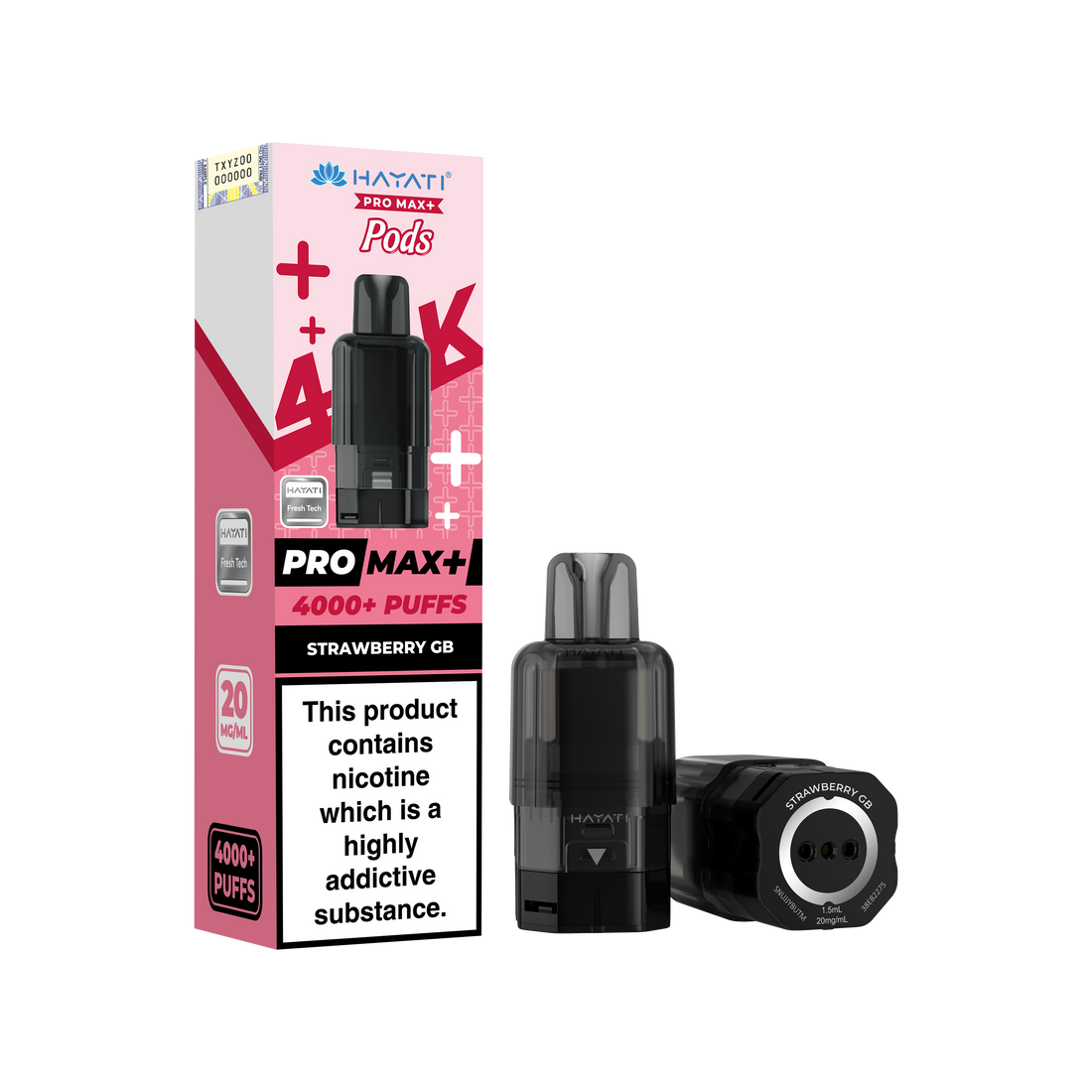 Hayati Pro Max+ 4K Prefilled Pods 20mg | UK Duty Stamped