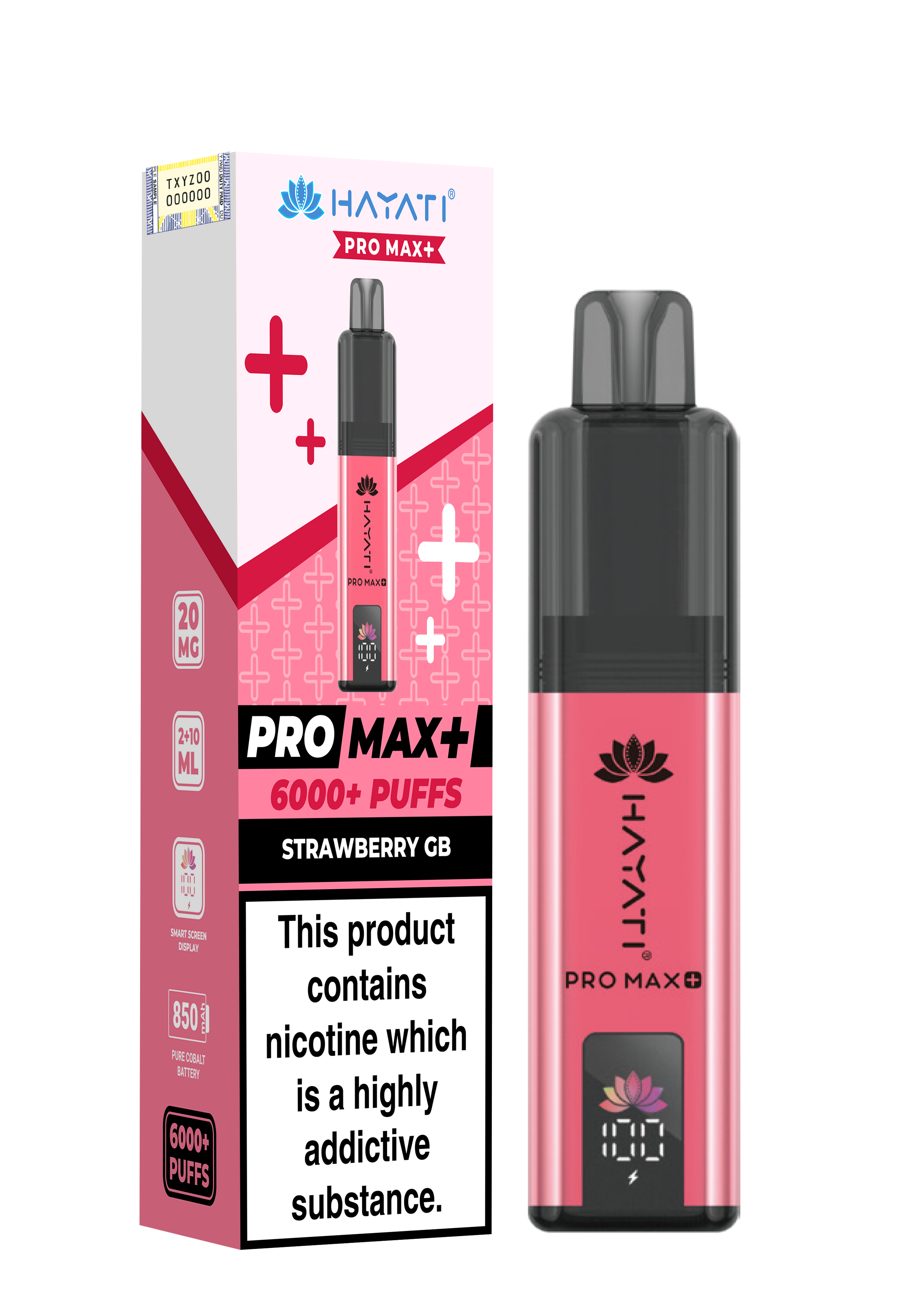 Hayati Pro Max+ 6K Prefilled Pod Kit 20mg | UK Duty Stamped