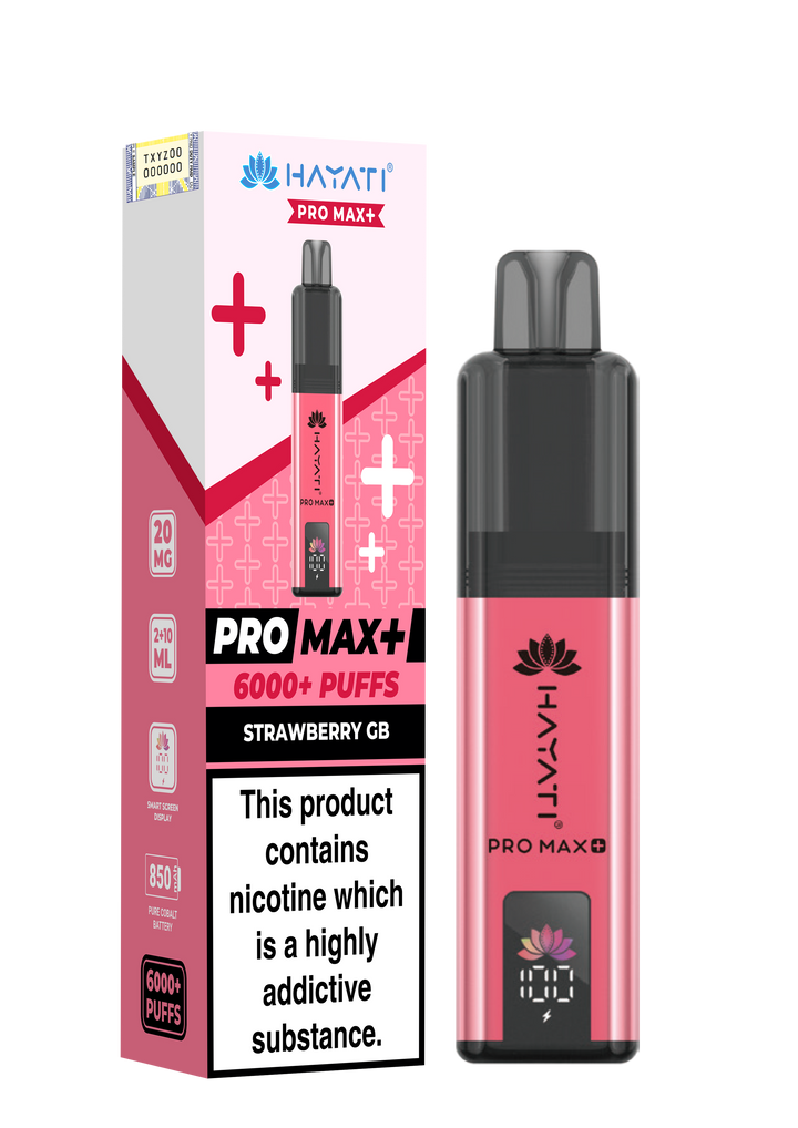 Hayati Pro Max+ 6K Prefilled Pod Kit 20mg | UK Duty Stamped