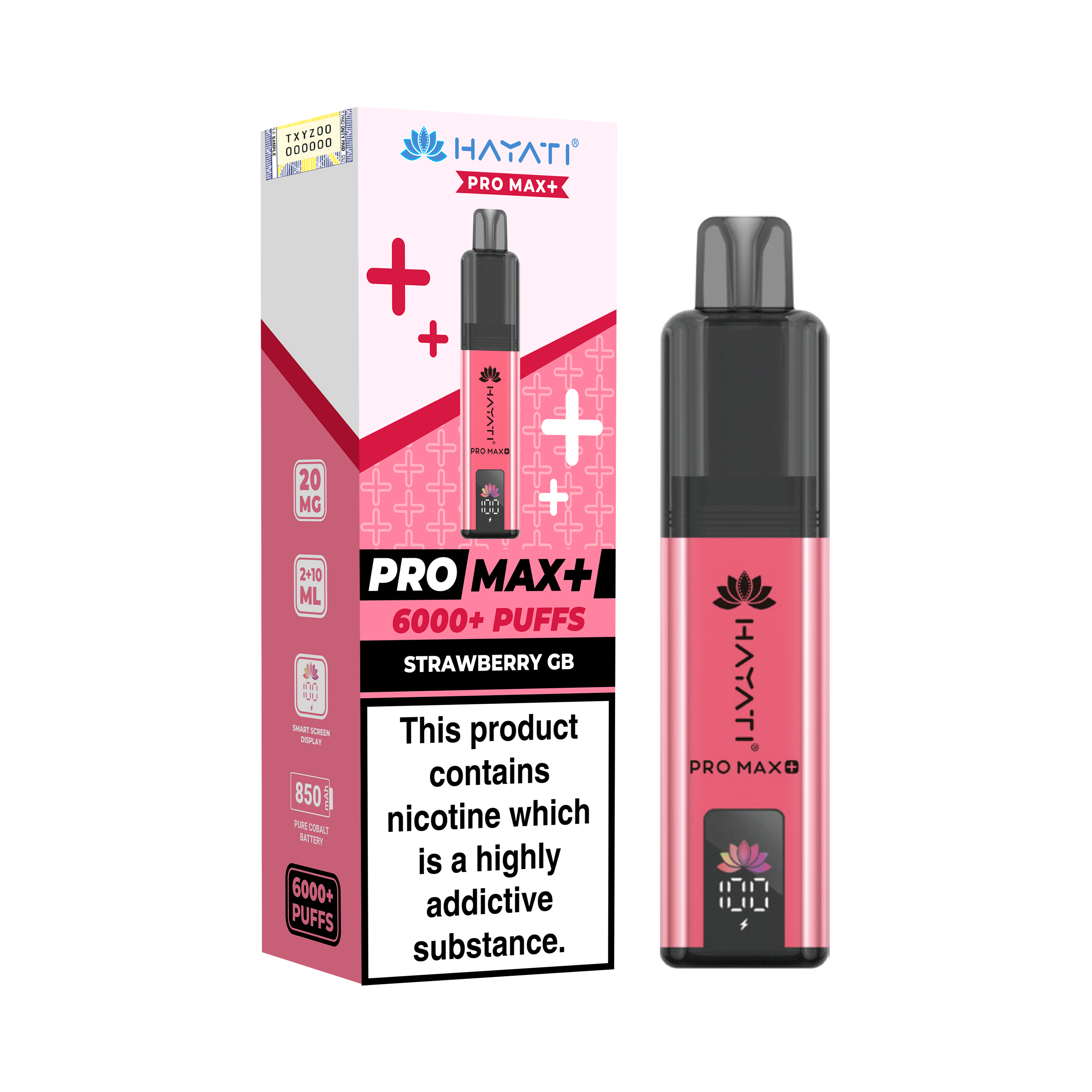 Hayati Pro Max+ 6K Prefilled Pod Kit 20mg | UK Duty Stamped