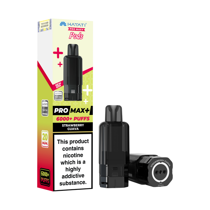 Hayati Pro Max+ 6K Prefilled Pods 20mg | UK Duty Stamped