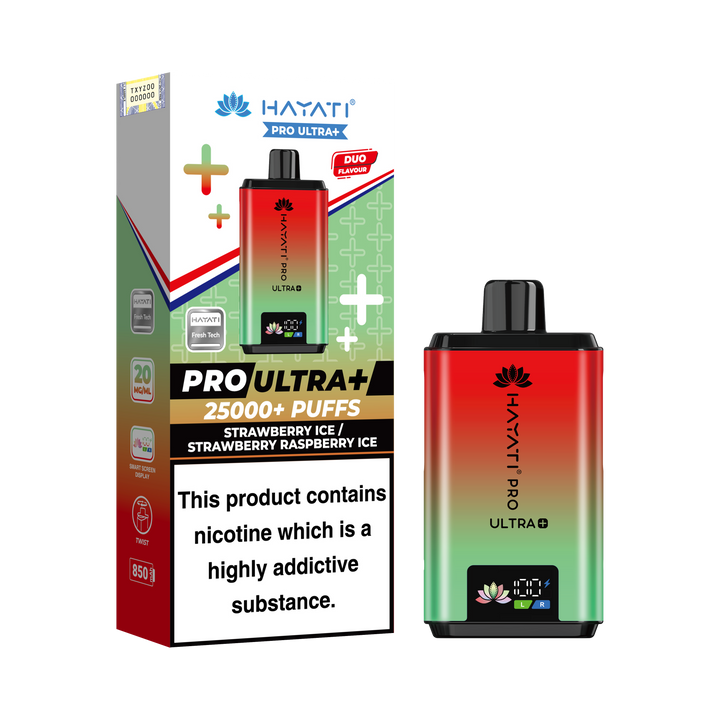 Hayati Pro Ultra+ 25K Prefilled Pod Kit 20mg | UK Duty Stamped