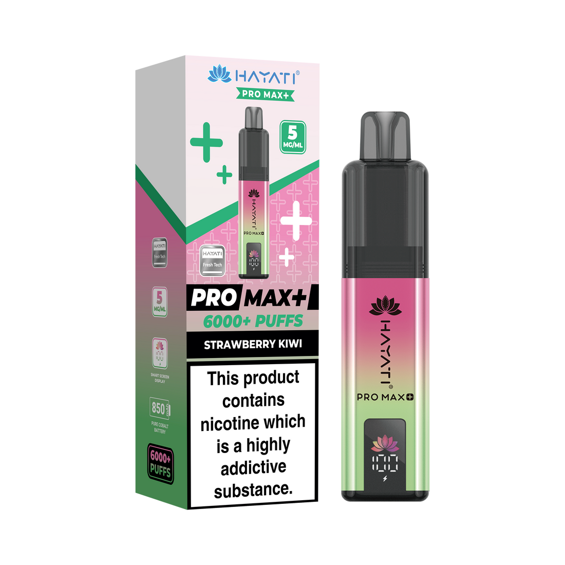 Hayati® Pro Max+ 6000+ Vape Kit (5mg)