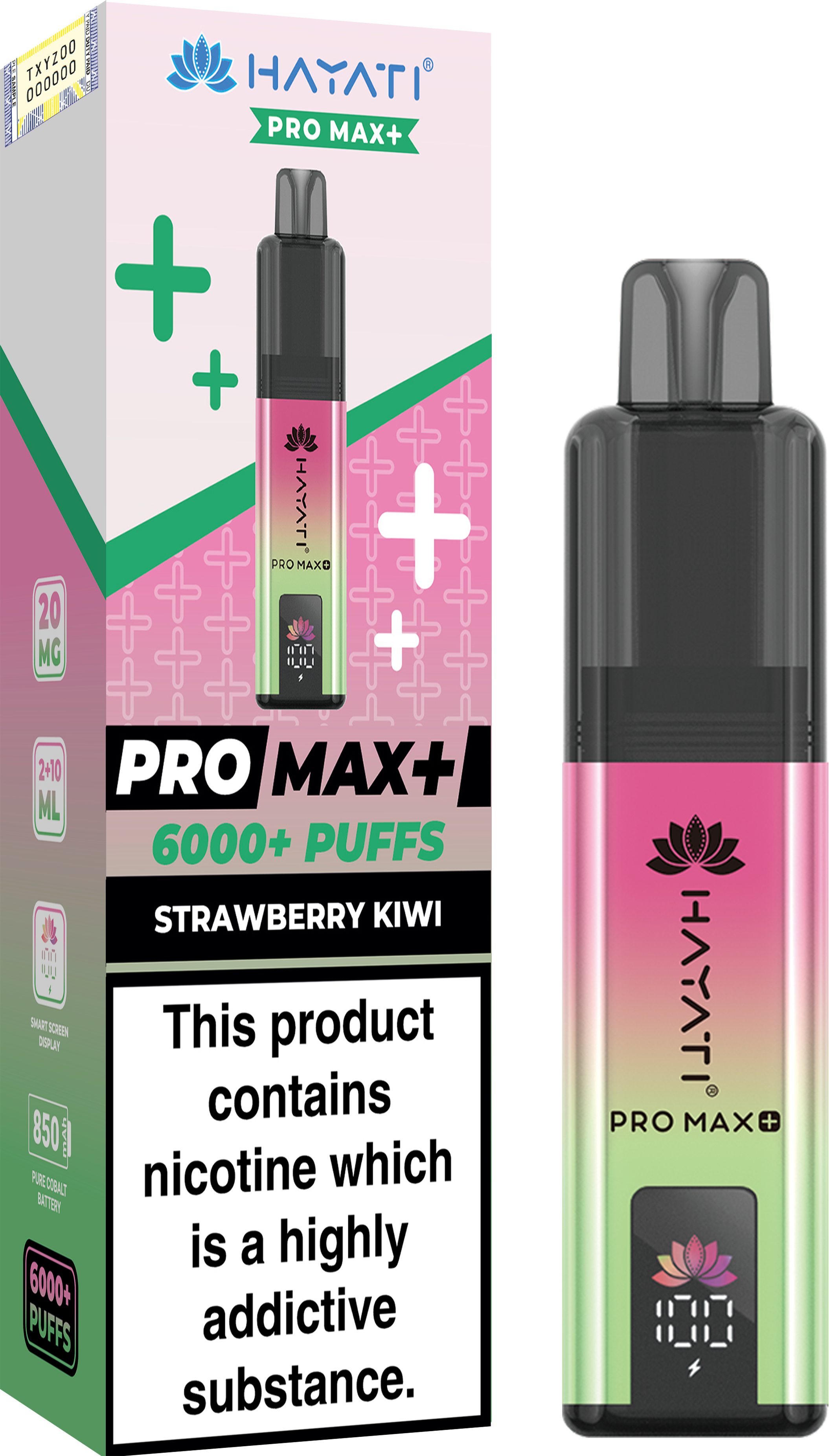 Hayati Pro Max+ 6K Prefilled Pod Kit 20mg | UK Duty Stamped