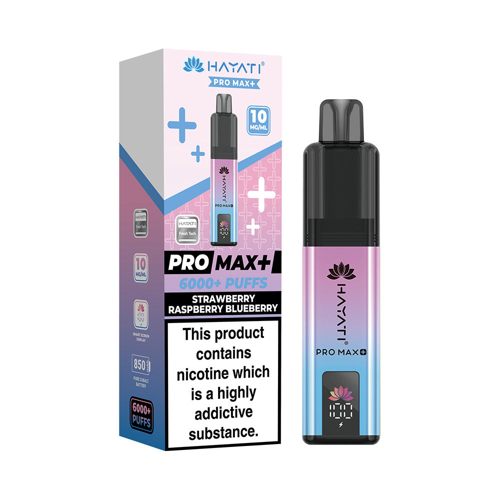 Hayati® Pro Max+ 6000+ (10mg) Vape Kit