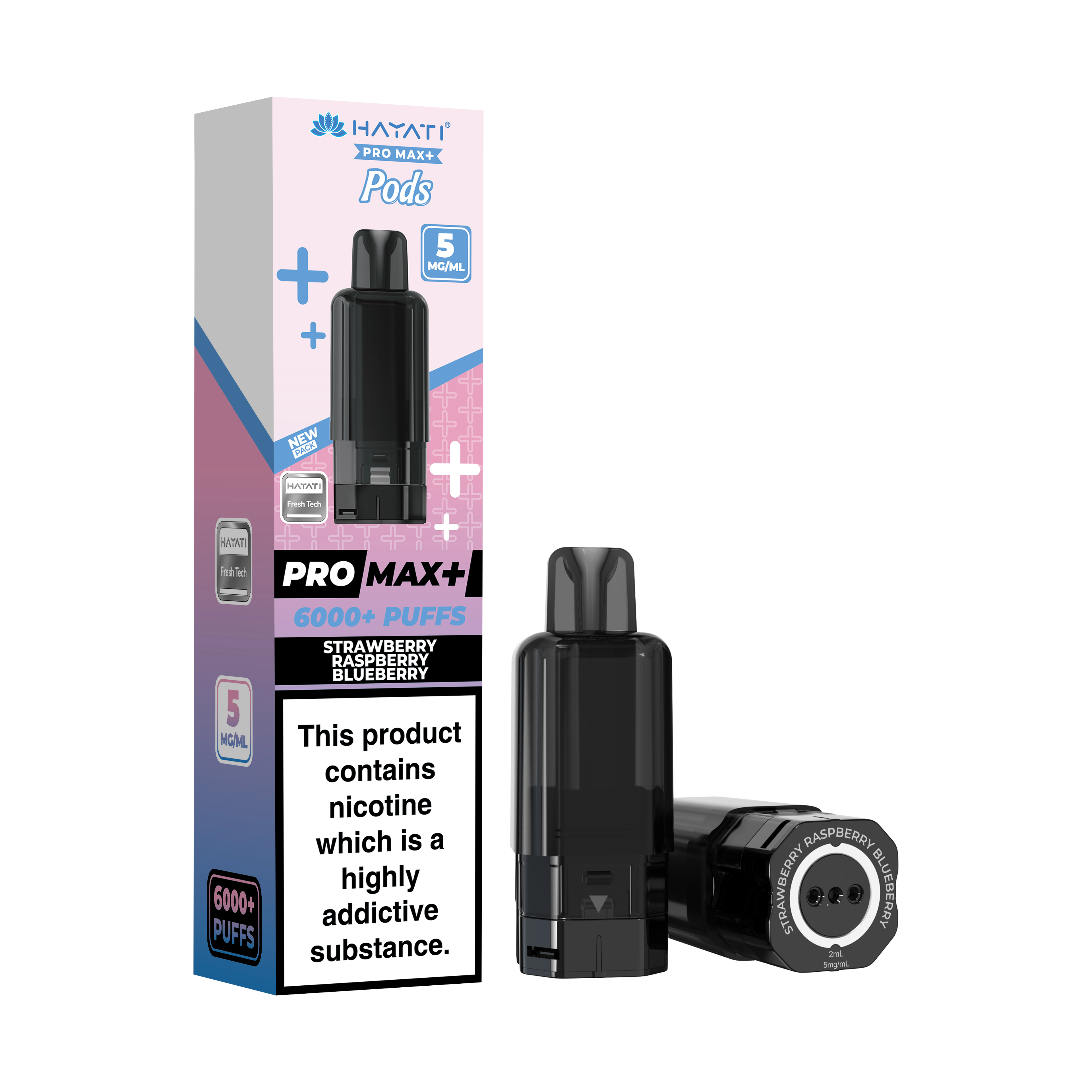 Hayati® Pro Max+ 6000+ Pods (5mg)
